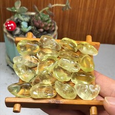 20pcs Natural yellow quartz Crystal gemstone Polish Mineral Specimen 90g A5599 picture