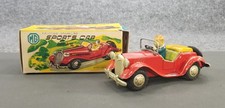 Line Mar Toys Marx Tin Litho MG Friction Toy Car w/Box 5