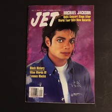 Jet Magazine February 27 1989 Vol 76 No 21 Michael Jackson Illustrated picture