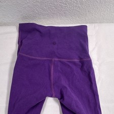 lululemon athletica Women’s High Rise Pocket Stretch Ankle Leggings Purple 2 picture