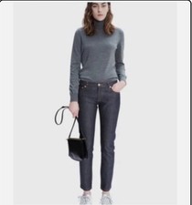 A.P.C. Women’s JEAN ETROIT COURT 30 indigo Stretch Denim LOW RISE JAPAN picture