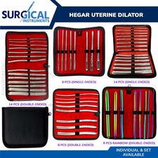 Hegar Uterine Dilator Set Kit & Individual OB/Gynecology Instrument German Grade picture