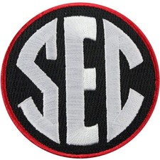 SEC Southeastern Conference Team Football Jersey Uniform Patch Georgia Bulldogs picture