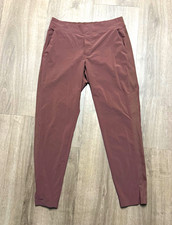 Athleta Brooklyn Ankle Pants Size 4 Dusty Rose Brown Mauve Pull On Athleisure picture