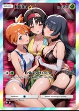 Erika Pokemon Anime Waifu Card-Waifu Universe-Anime Card picture
