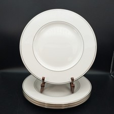 Set of 4 Lenox Federal Platinum Dinner Plates 10-7/8