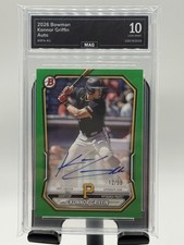 2026 Bowman | Konnor Griffin Green Rookie Auto /99 | Pirates picture