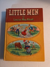 Vintage 1955 Little Men by Louisa May Alcott Whitman Classic Old Hardcover Book picture