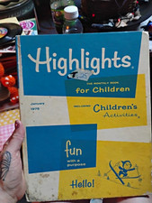 1975 Vintage Hardcover Highlights for Children picture