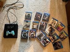 Sony PlayStation 4 PS4 Console Bundle HDMI w/ 2 Controllers, Games & Power Cable picture