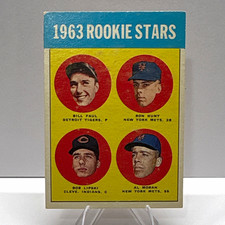 Topps 1963 Rookie Stars Rookie #558 Bill Faul Ron Hunt Bob Lipski Al Moran picture