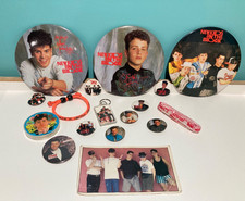 NKOTB Lg / Sm. Pins Jordan Joey, New Shoe Laces, Keychain, Bracelet picture