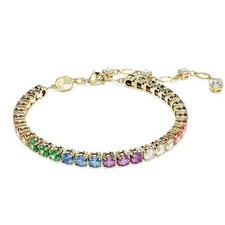 Swarovski Matrix Tennis Bracelet, Round Cut Colored Bracelet picture