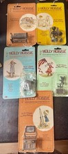 Vintage 1976 Holly Hobbie Durham Miniatures Lot of 5 MOC Die Cast Metal picture
