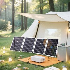 4x500W Solar Panels-100A Controller+Y-Cable+Suction Cups for Home/Outdoor Powegu picture