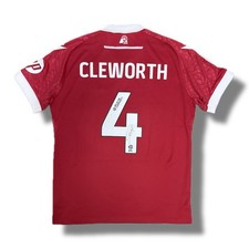 Signed CLEWORTH Wrexham 2024/25 Football Home Shirt Memorabilia - COA & Proof picture