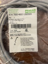 MURR ELEKTRONIK 7000-48001-2920500, DOUBLE ENDED CORD SET, NEW picture