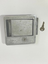 Vtg Theodore Bargman Camper RV Motorhome Door Handle Latch Lock 10-30-010 W/ Key picture