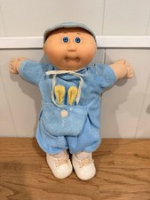 Cabbage Patch Kids Doll 1982 Vintage Blue Eyes Super Cute 14