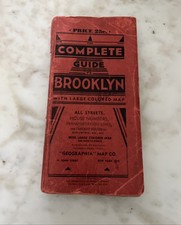 Vintage 1935-36 Complete Guide To Brooklyn  picture