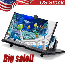 13'' Screen Magnifier for Cell phone Newest Version 3D HD Video Phone Amplifier picture