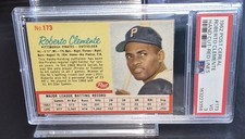 1962 Post Cereal HC 173 Roberto Clemente Red Lines VAR PSA 3 Pirates 💥💥💥 picture