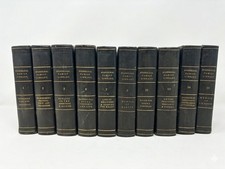Rare Antique 1836-40 Evangelical Family Library 10 Vol set hardcover Religious picture