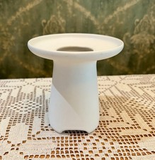 Vintage Hyalyn Pottery Matte White Ikebana Vase #194 Mid-Century Modern MCM USA picture