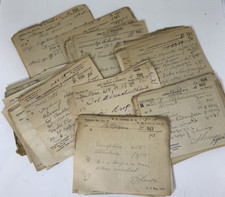 Lot 100 Antique Rx Doctor Prescriptions Druggist Forms Ephemera Paper picture