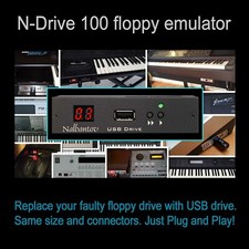 Nalbantov USB Floppy Disk Emulator N-Drive 100 for Roland S50 ~ OS included ~ picture