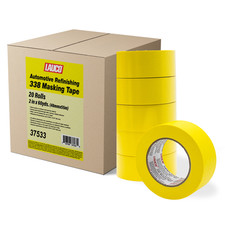 LAUCO Automotive Masking Tape 2in, 20 Rolls Yellow Painters Tape for Painting picture