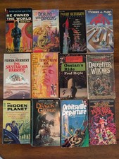 Vintage 60s Pulp Sci-fi Fantasy Paperbacks Silver Age Aldiss, Sohl, Brunner picture