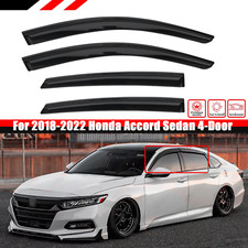 For 2018-2022 Honda Accord Sedan 4-Door Window Visor Vent Rain Guards Deflector picture