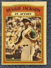 1972 Topps - In Action Reggie Jackson #436 picture
