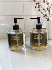Asquith & Somerset Honey & Almond Hand Wash 2 Pack Glass Bottles 16.9 oz New picture