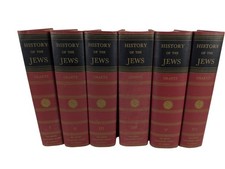 Heinrich Graetz History Of The Jews 6-Volume Complete Set HC 1898/1956 Judaism picture