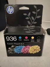 HP 936 Black/Cyan/Magenta/Yellow Standard Yield Ink Cartridge 4 Pack - EXP 12/27 picture