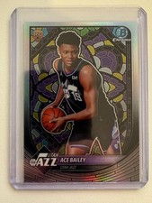 2025-26 Bowman - Chrome Etched-In Glass Variation Ace Bailey #NBE-5 (RC) picture
