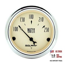 1837 Antique Beige Water Temperature Gauge picture