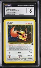2000 Pokemon Eevee League Promo 11 Holo Rare Vintage CGC 8 WoTC picture
