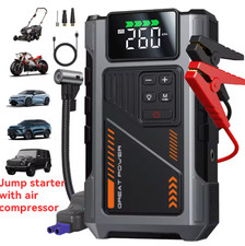 3000A Car Jump Starter 12V 150PSI Air Compressor 12000mAh USB LED SOS Light picture