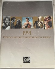 1991 Fox Video Videocassette Entertainment Guide 20th Century Fox picture