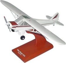 Piper PA-18 Super Cub Desk Top Display Private Trainer Model 1/24 SC Airplane picture