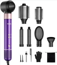 Vincofy 7 in 1 Hair Styler Dryer Brush 1500W Hot Air Curler Purple. picture