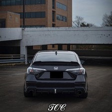 Clear Tail Lights For 11th Gen 2022-2026 Honda Civic Sedan W/ Chrome Rear Lamps picture