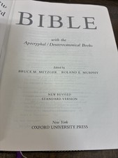 The New Oxford Annotated Bible with the Apocrypha Bonded Leather NRSV picture