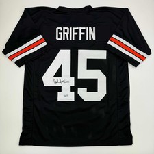 Autographed/Signed Archie Griffin Cincinnati Black Jersey Beckett COA picture
