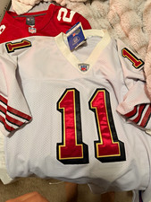 Reebok San Francisco 49ers Alex Smith #11 Men’s NFL Jersey White Size 52 picture