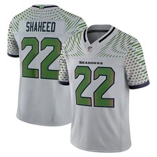 New Seahawks Men's Rashid Shaheed Wolf Gray Rivalries Collection Limited Jersey= picture