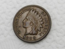 1888 Indian Head Cent - VF - Nice Eye Appeal - Better Date picture